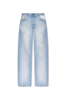 Dries Van Noten light blue Jeans with vintage effect
