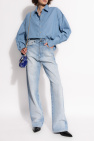 Dries Van Noten light blue Jeans with vintage effect