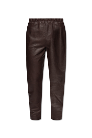 Leather trousers od Dries Van Noten