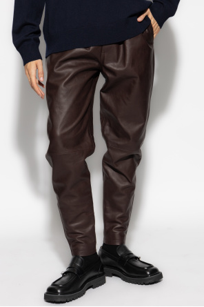 Dries Van Noten Leather trousers