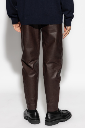 Dries Van Noten Leather trousers