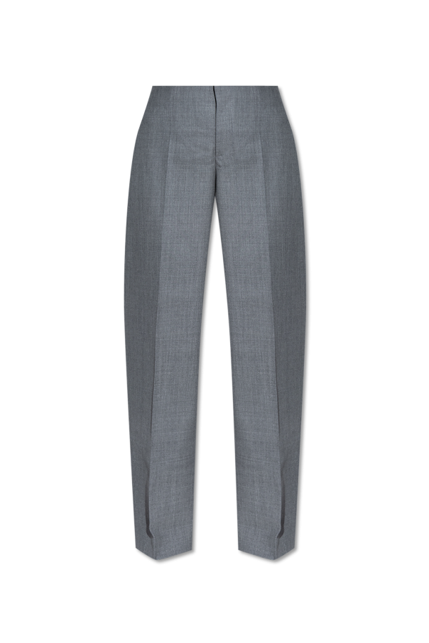 Moschino Woolen pleated trousers