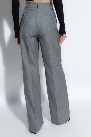 Moschino Woollen pleated trousers