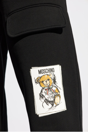 Moschino Spodnie dresowe z nadrukiem