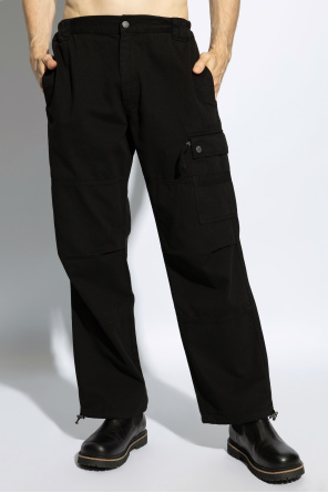 Moschino Spodnie z prostymi nogawkami