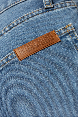 Moschino Jeansy z lekko zwężanymi nogawkami