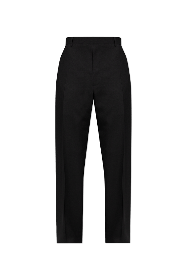 Moschino Wool trousers with crease