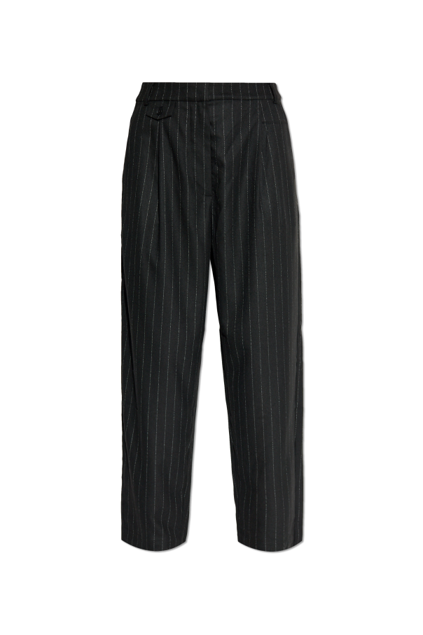 Munthe Striped Pattern Trousers