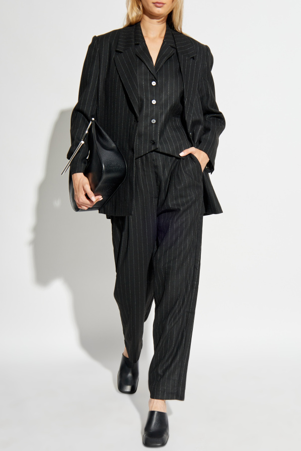 Munthe Striped Pattern Trousers