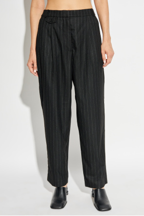 Munthe Striped Pattern Trousers