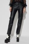 Munthe BLACK Leather pants