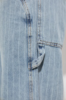 Munthe light blue Jeans with stripe pattern