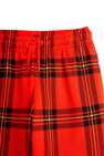 Mini Rodini RED Checkered Sweatpants