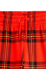 Mini Rodini RED Checkered Sweatpants