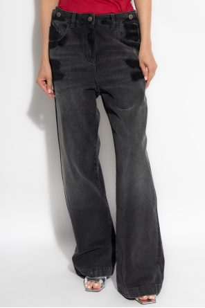 The Attico ‘Wild leg’ jeans