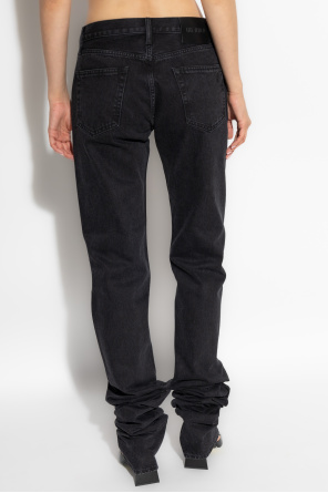 The Attico Jeans with very long legs