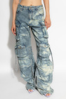 The Attico BLUE Cargo jeans