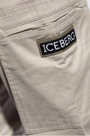 Iceberg Spodnie z logo