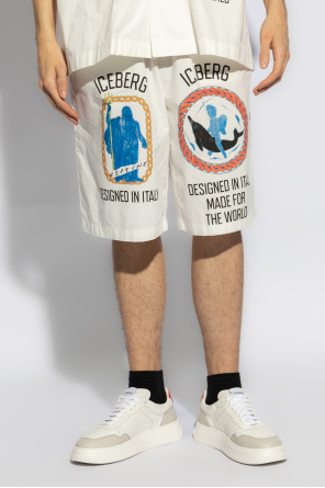 Iceberg Printed shorts