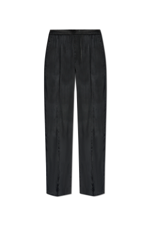 Satin trousers