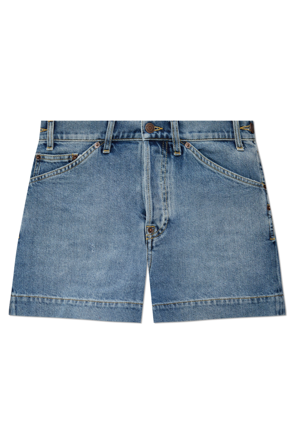 Moschino Denim shorts with vintage effect