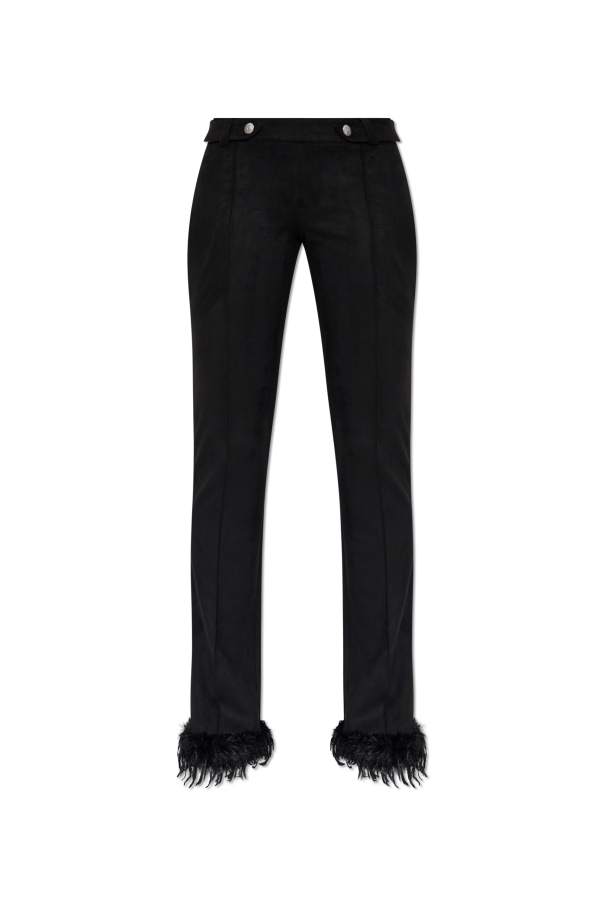 Faux suede trousers od MISBHV