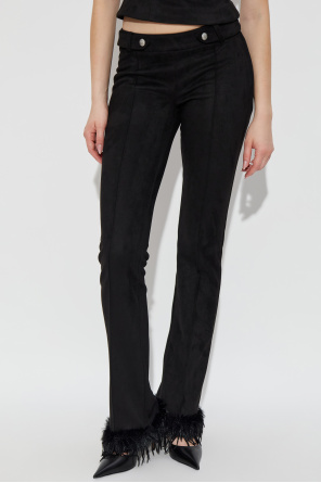 MISBHV Faux suede trousers