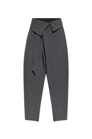 Spodnie z wysokim stanem