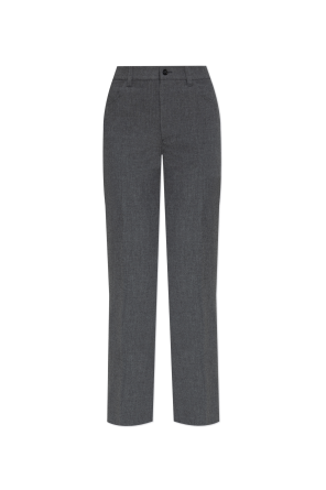 Creased trousers
