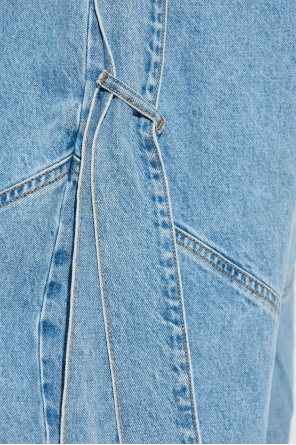 The Attico Jeansy z logo