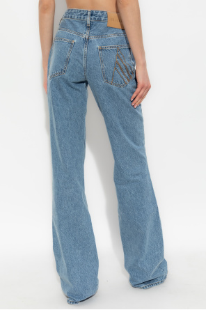 The Attico Jeans with logo