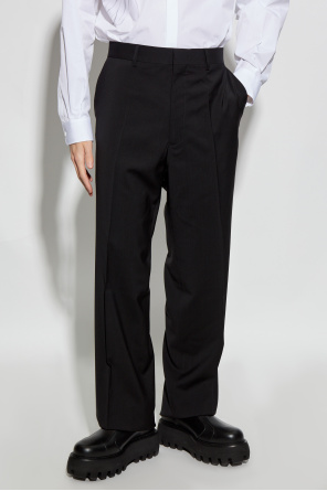 Moschino Wool trousers with crease