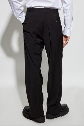 Moschino Wool trousers with crease
