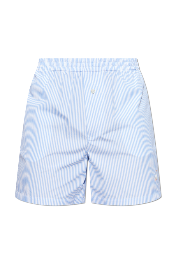 Moschino Striped pattern shorts