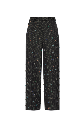 Pantalones con aplicaciones