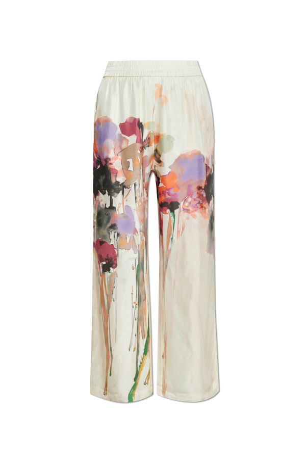 Silk trousers "Arum" od Munthe