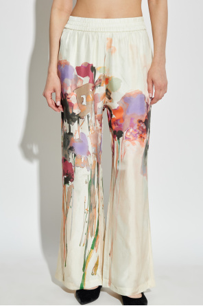 Munthe Silk trousers "Arum"