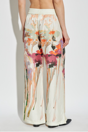 Munthe Silk trousers "Arum"