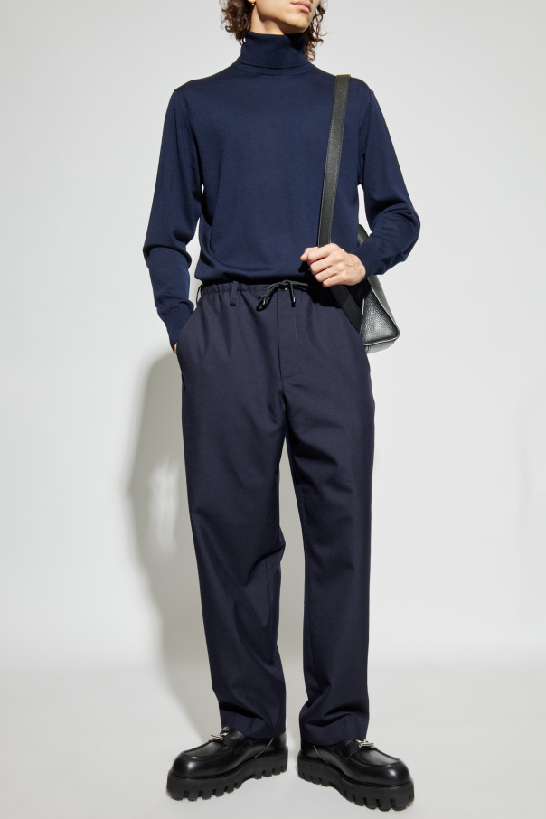 Dries Van Noten Pantalones de lana