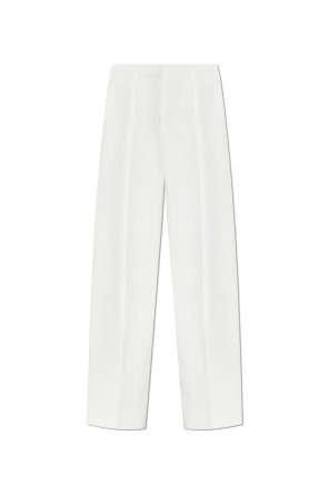 Creased trousers