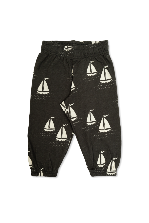 Cotton trousers with print od Mini Rodini