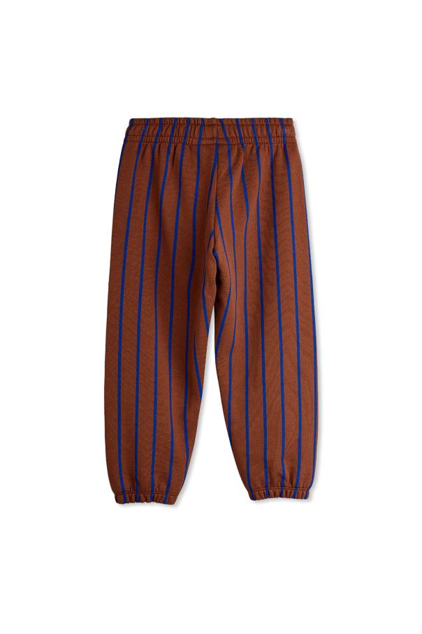 Mini Rodini Pantalones de chándal con estampado de rayas