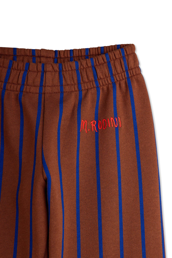 Mini Rodini Pantalones de chándal con estampado de rayas