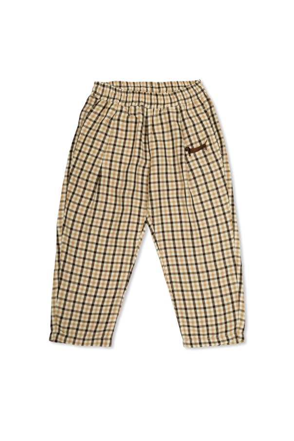 Checked pattern trousers od Mini Rodini