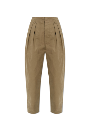 Pleated trousers