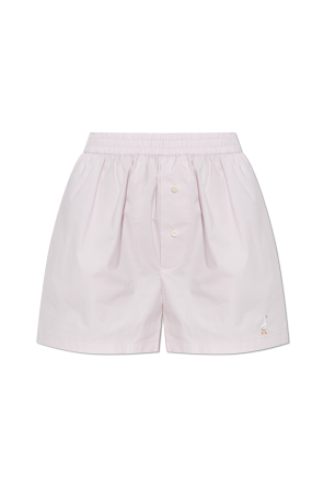 Pantalones cortos con bordado