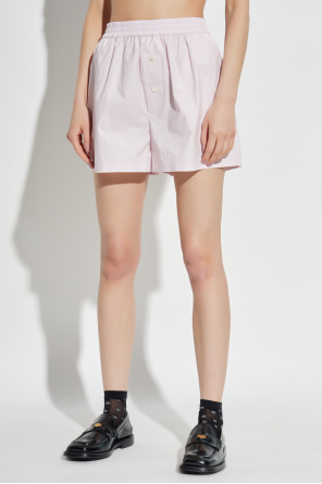 Moschino Embroidered shorts