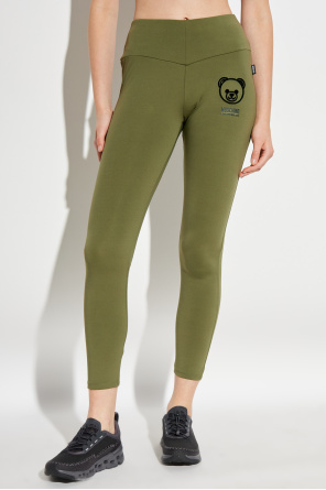 Moschino Leggings con logo en relieve
