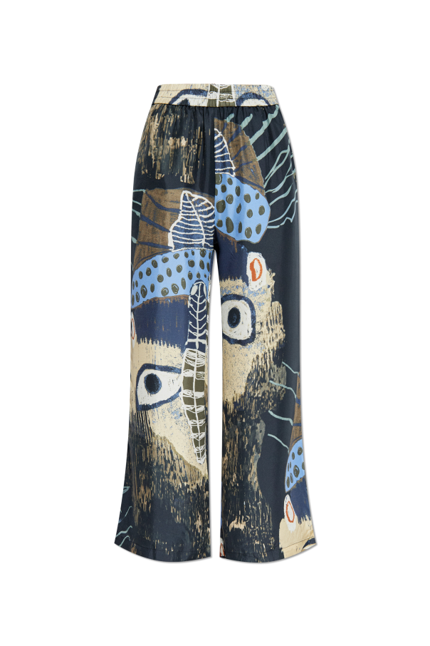 Silk trousers "Arum" od Munthe