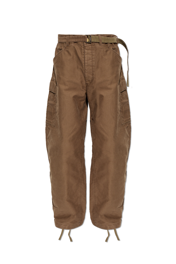 Cargo trousers with a vintage effect od sacai